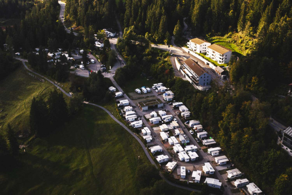 Flims GR, Geländemodell Campingplatz, HMQ AG