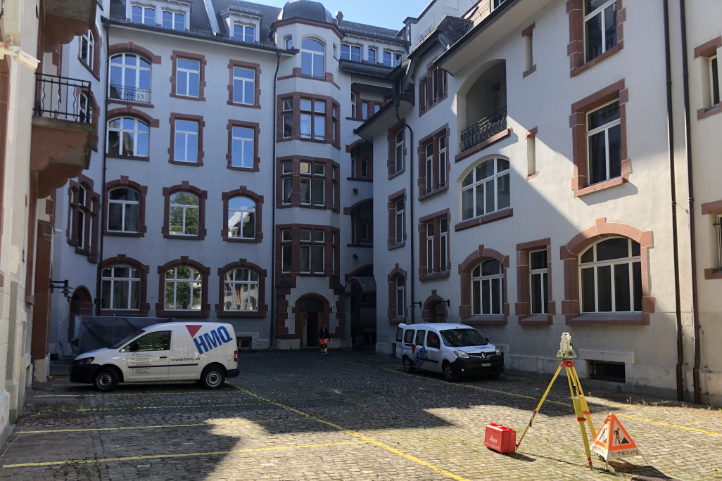 Umfangreiche Gebäudeaufnahmen Gebäudekomplex Alte Rente Zürich