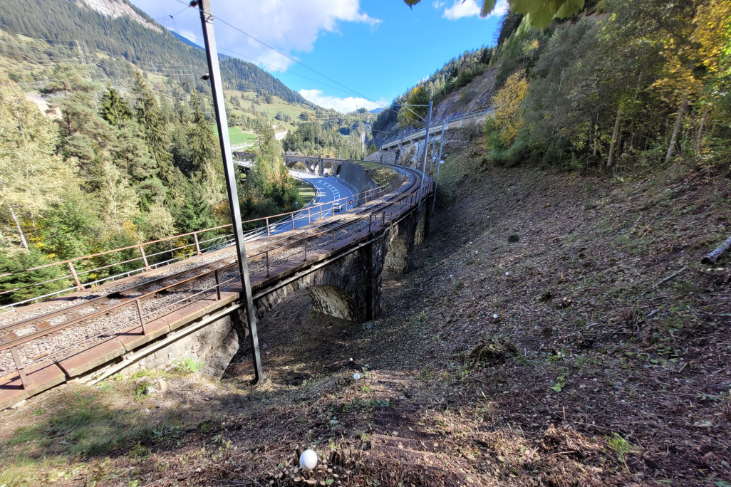 Geländeaufnahme RHB Viadukt Alte Kantonsstrasse