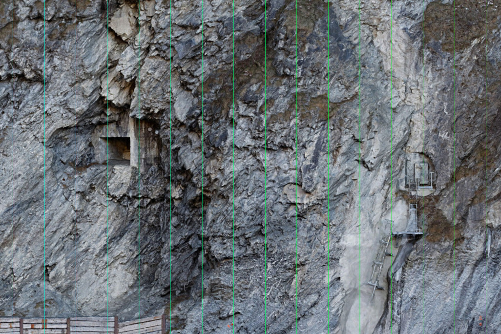 Orthofoto Felswand Rothenbrunnen