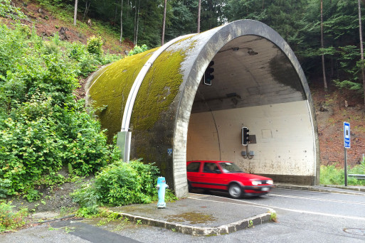Vermessung Tunnel auf A13