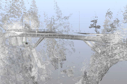 3D Laserscanning HMQ AG, Averserrheinbrücke